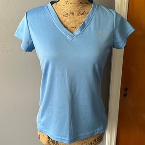 Nordic Track Breathable Fitness T-Shirt Light Blue Size S